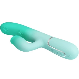 PRETTY LOVE - GIGI WIELOFUNKCYJNY WIBRATOR KRÃLIK AQUA GREEN